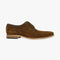 LOAKE CLINT-DIS BROWN DERBY BROGUE LEATHER SOLE F-MEDIUM