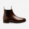 LOAKE EMSWORTH DARK BROWN CHELSEA RUBBER SOLE F-MEDIUM