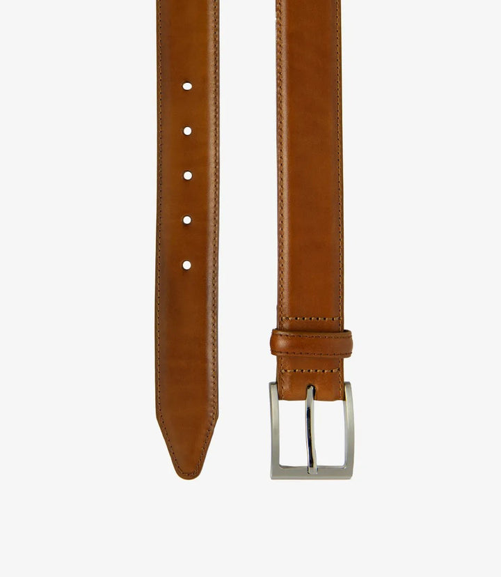 LOAKE PHILIP TAN LEATHER BELT