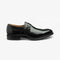 LOAKE 357 BLACK OXFORD TOE CAP RUBBER SOLE G-WIDE