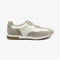 LOAKE LINFORD WHITE-GREY LEATHER TRAINER RUBBER SOLE F-MEDIUM