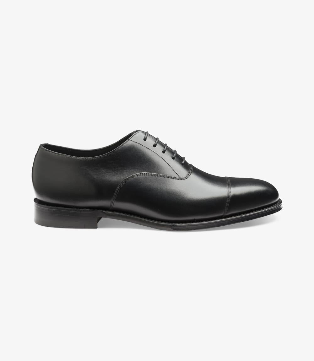 ALDWYCH-F BLACK OXFORD TOE CAP LEATHER SOLE