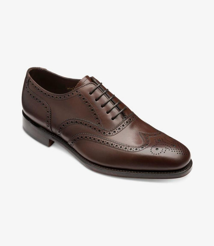 LOAKE BUCKINGHAM DARK BROWN BROGUE SHOES