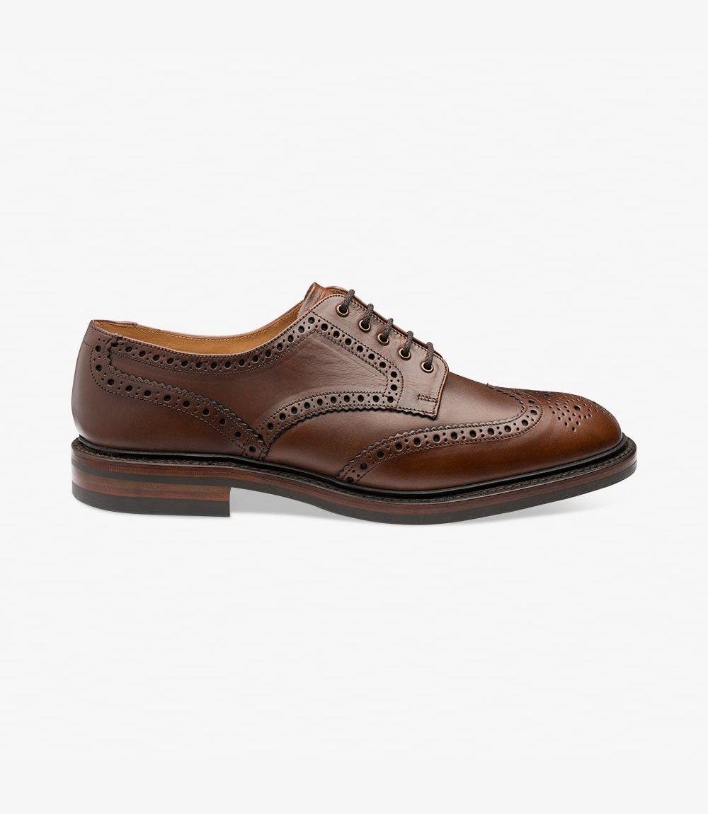 LOAKE CHESTER BROWN BROGUE SHOES