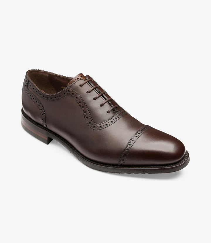 LOAKE FLEET DARK BROWN OXFORD SHOES