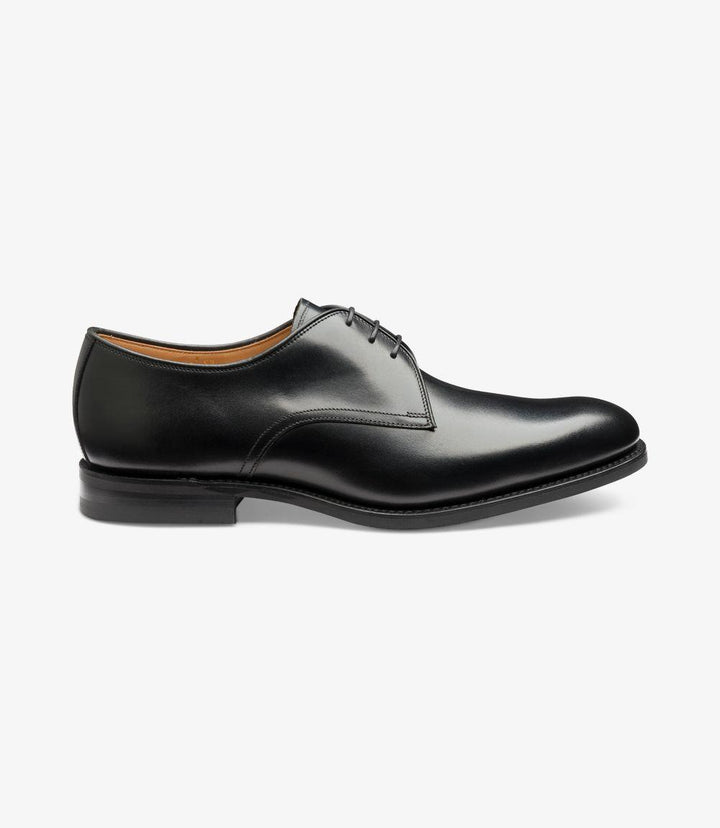 LOAKE GABLE BLACK DERBY SHOES