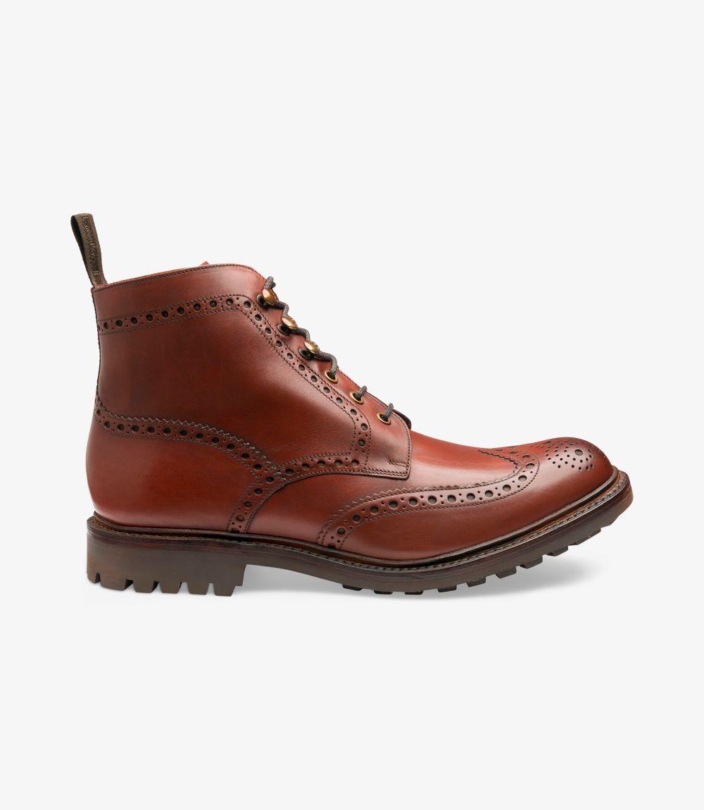 Glendale Brown Lace-up Boot – Loake Shoes Australasia
