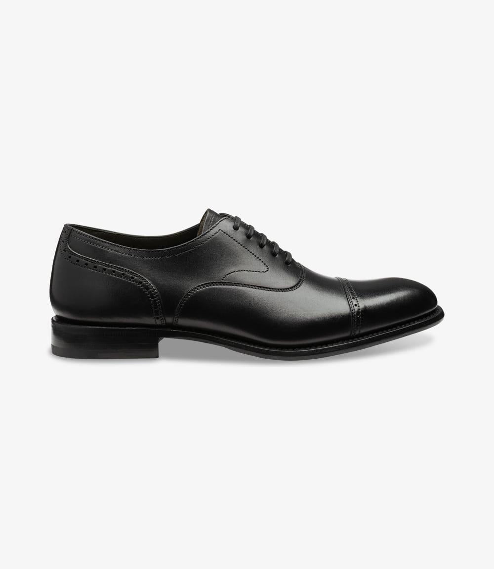 Hughes Black Oxford Semi Brogue – Loake Shoes Australasia