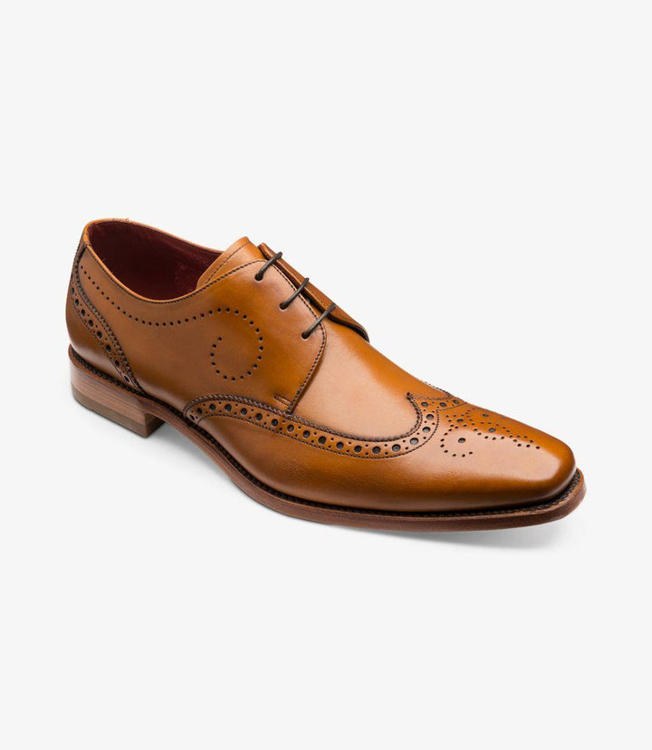 LOAKE KRUGER TAN BROGUE SHOES