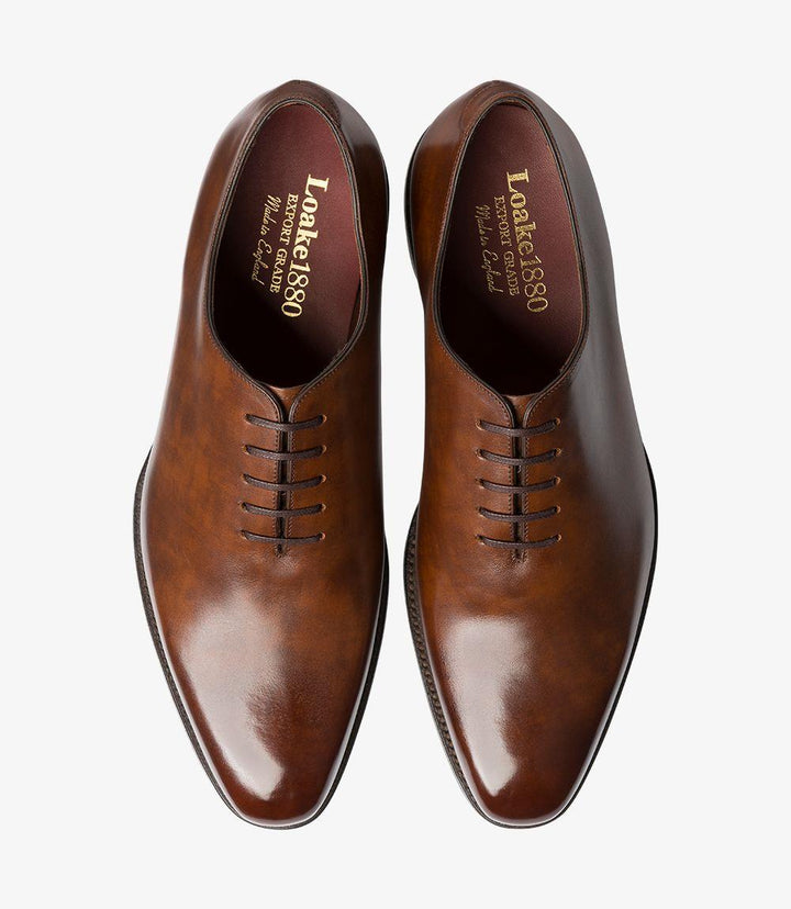 LOAKE PARLIAMENT BROWN OXFORD SHOE