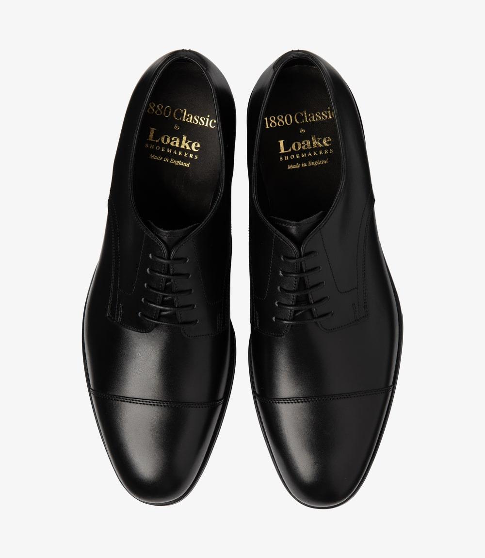 LOAKE PETERGATE BLACK DERBY SHOE