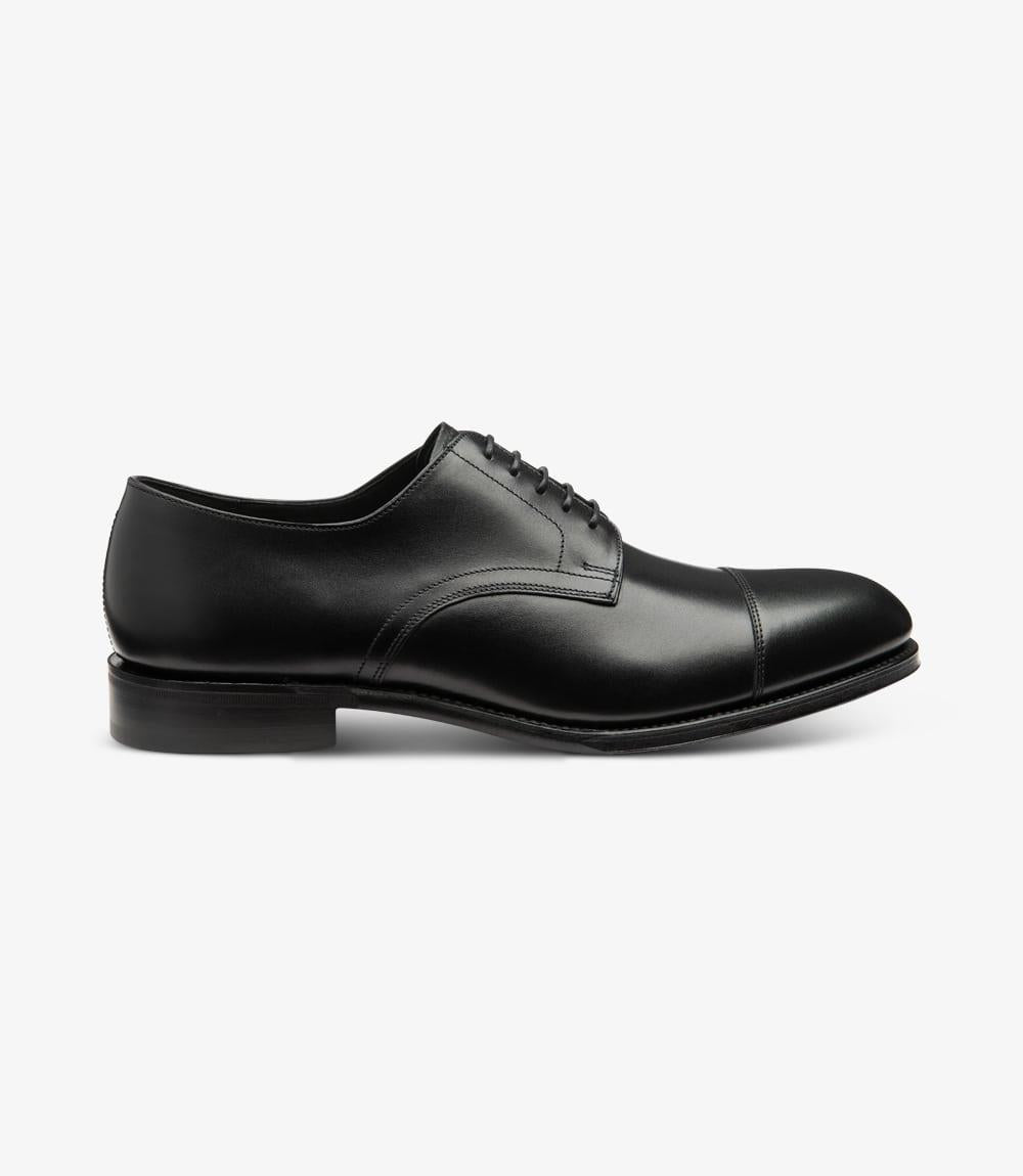 LOAKE PETERGATE BLACK DERBY SHOE