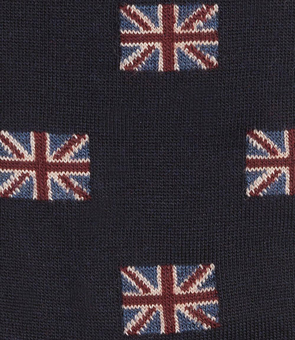 LOAKE UNION SOCKS NAVY