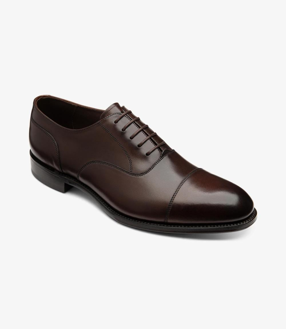 LOAKE STONEGATE WALNUT OXFORD TOE CAP