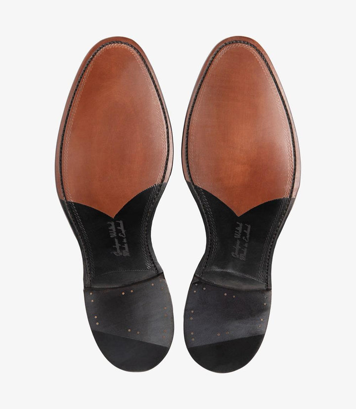 LOAKE STONEGATE WALNUT OXFORD TOE CAP