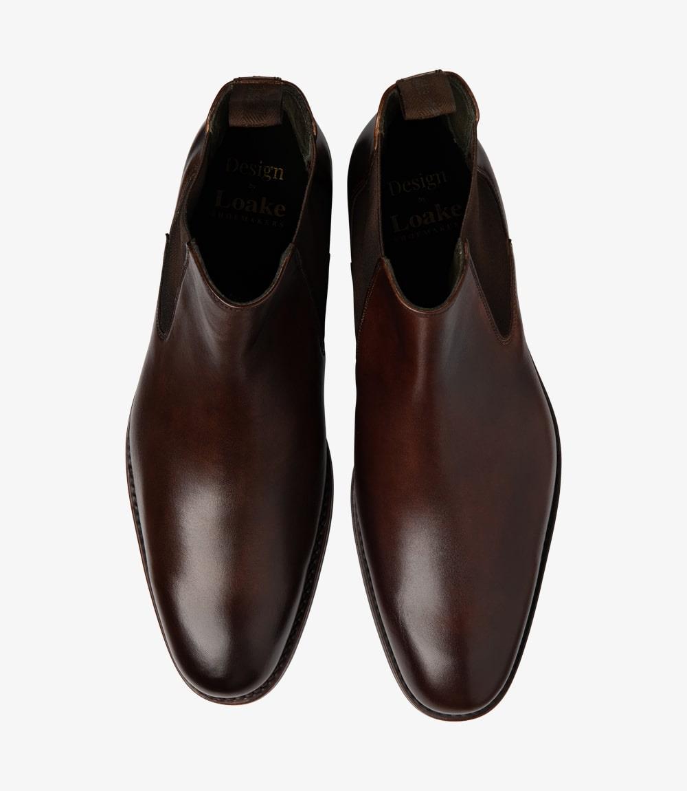 LOAKE WAREING DARK BROWN CHELSEA BOOT