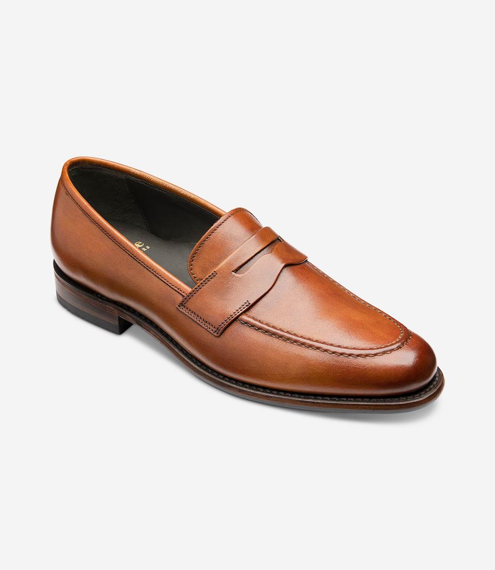 LOAKE WIGGINS TAN PENNY LOAFER