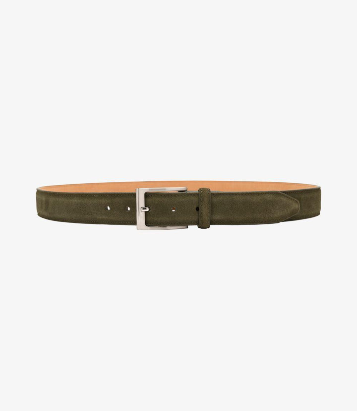 LOAKE WILLIAM GREEN SUEDE BELT