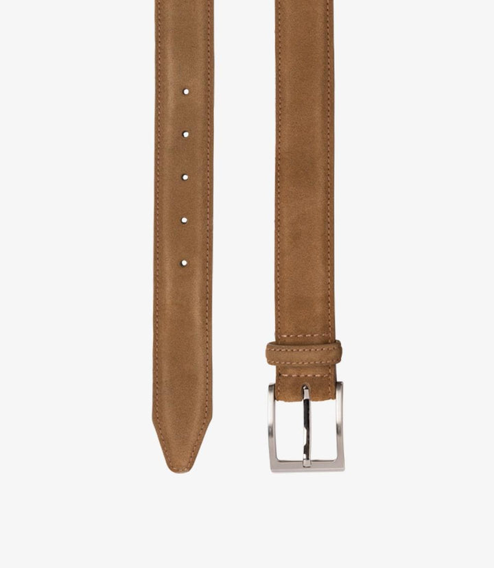 LOAKE WILLIAM TAN SUEDE BELT